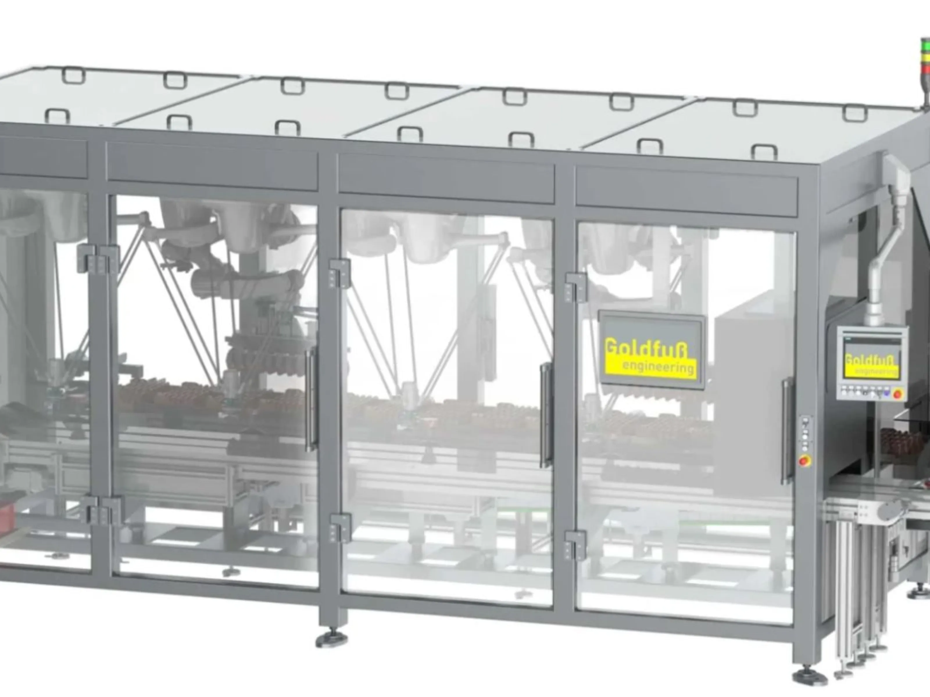 Automated Picking Line for Pharma Packaging – Goldfuss Automation