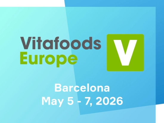 The logo of Vitafoods Europe 2026 from May 5–7, 2026