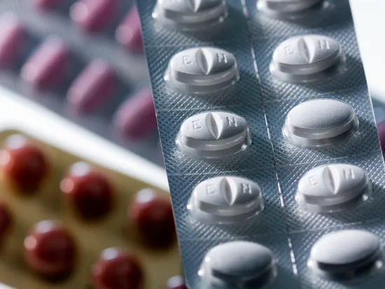 Tablets in a blister pack